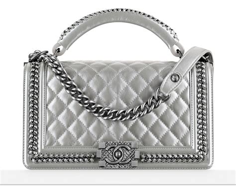 boy chanel pouch size|Chanel boy bag with handle.